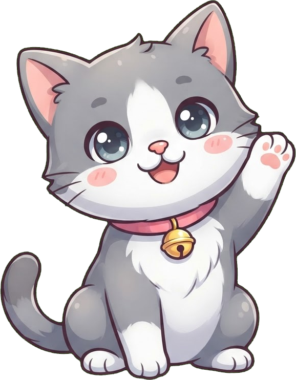 응원하는 고양이